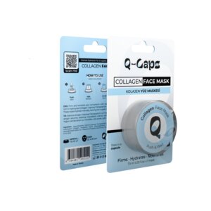 Антивікова колагенова маска для обличчя «Q-Caps Collagen Boosting Face Mask